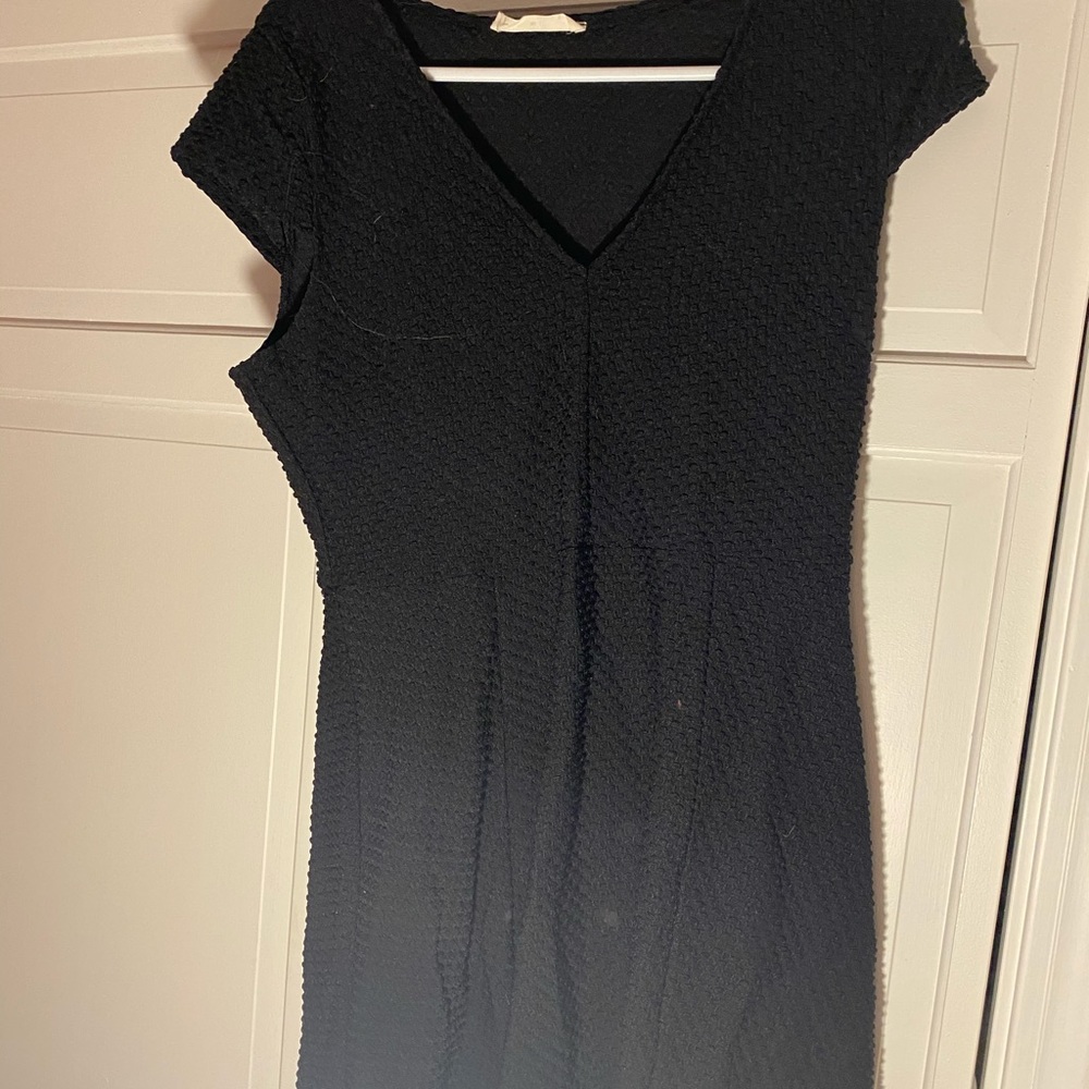 Black Short Sleeve Dress